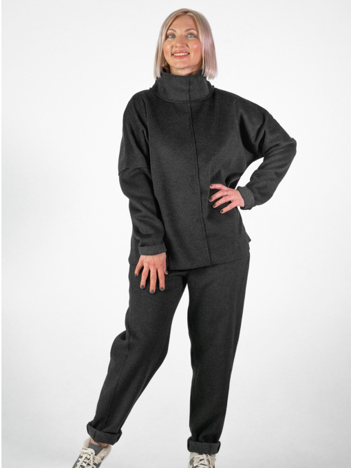 Повсякденний костюм Nita модель kostyum-nita-chernj-chornij Фото