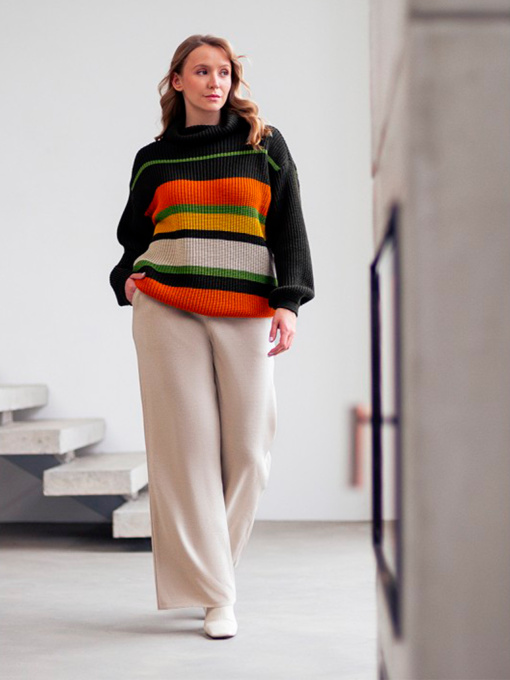 Брюки повседневные Nita модель bryuki-n2401-25-zhemchug Фото