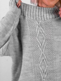 Свитер Nita модель sviter-nita-serebro-srij Фото