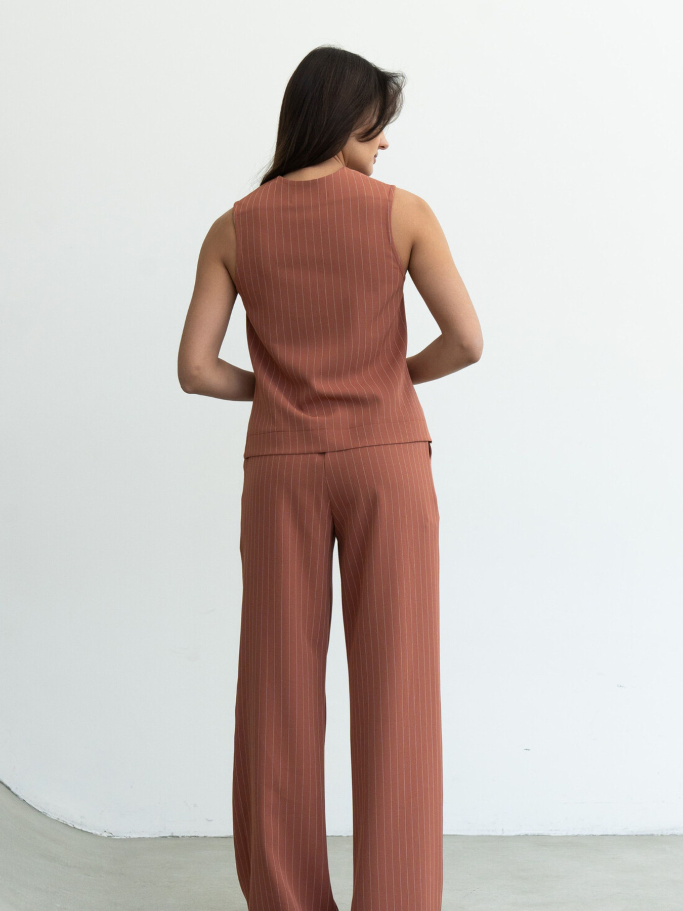 Повседневные штаны RiMari модель 0125-terakot Фото