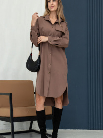 Платье миди RiMari модель 2224-shokolad Фото