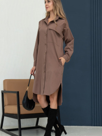 Платье миди RiMari модель 2224-shokolad Фото