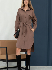 Платье миди RiMari модель 2224-shokolad Фото