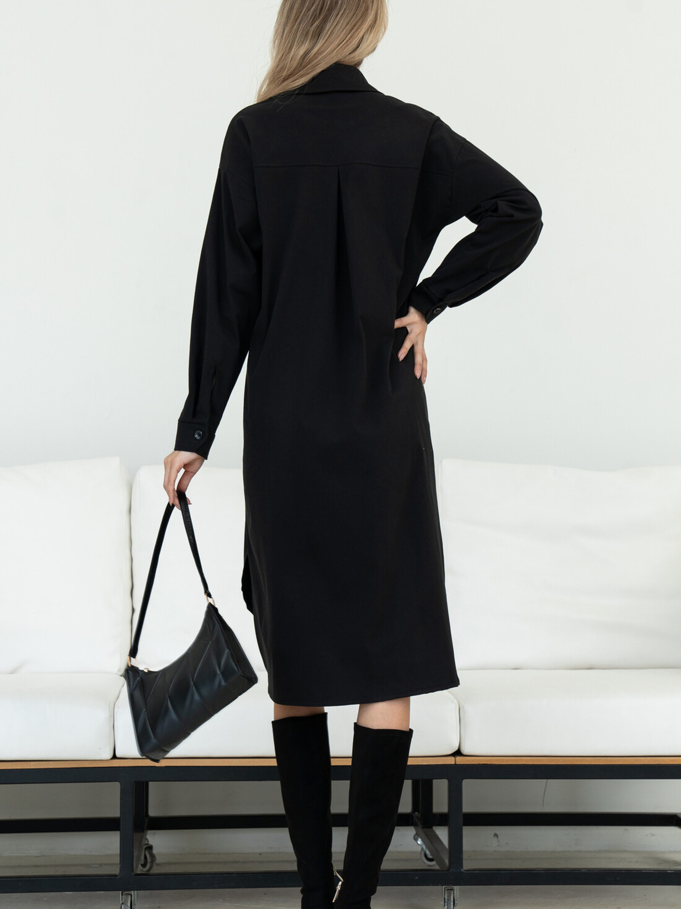 Платье миди RiMari модель 2224-chornij Фото