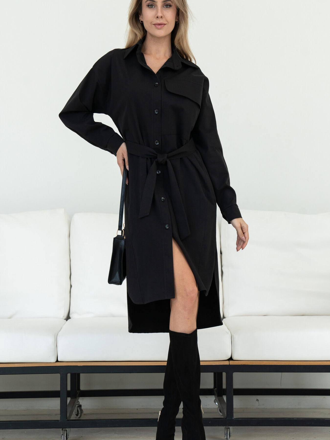 Платье миди RiMari модель 2224-chornij Фото