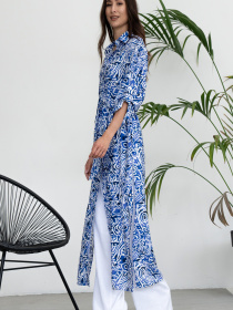 Платье макси RiMari модель 04-blij-sinj Фото