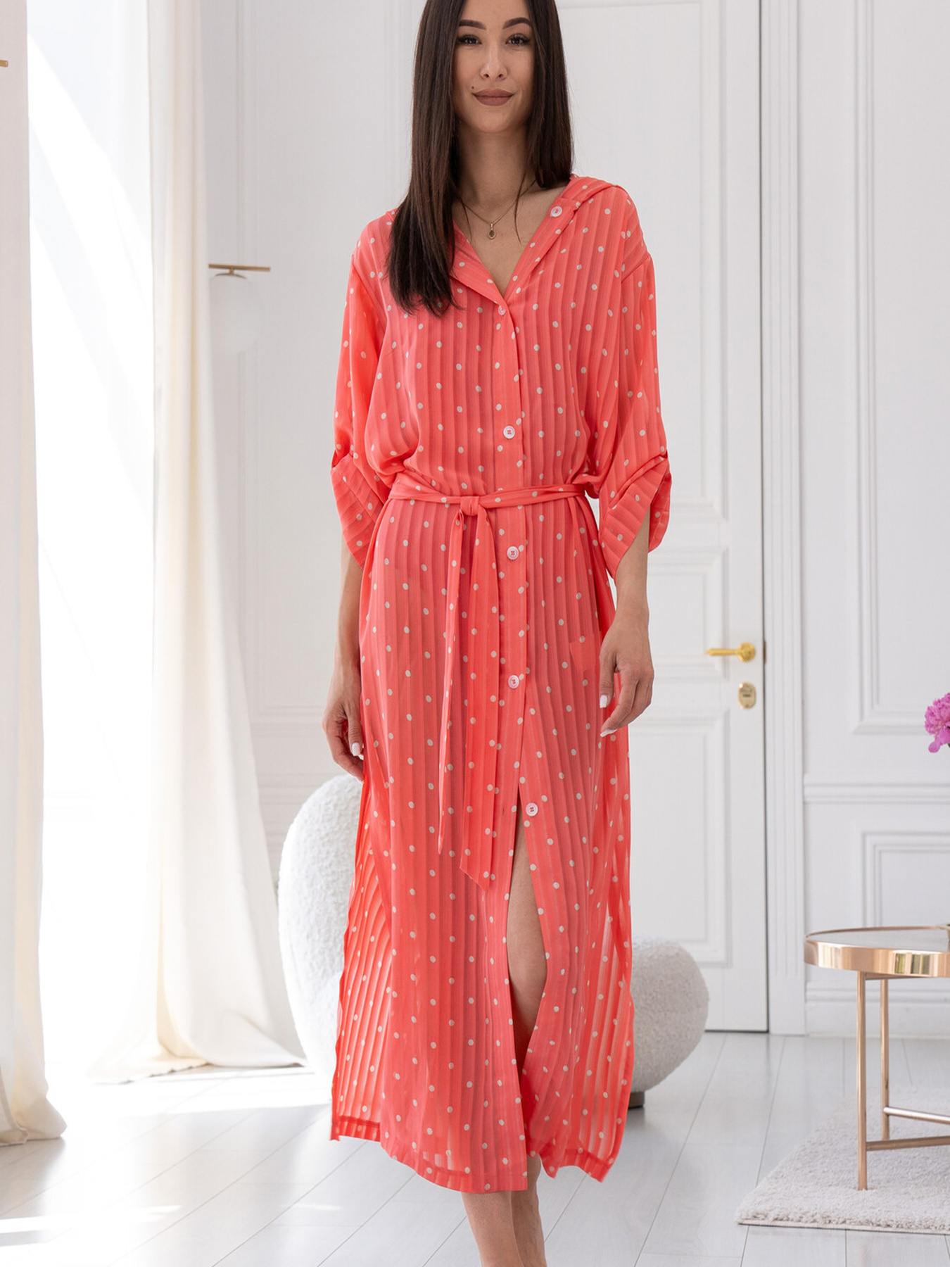 Сукня максі RiMari модель 0324-koral Фото