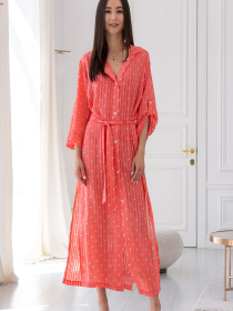 Платье макси RiMari модель 0324-koral Фото