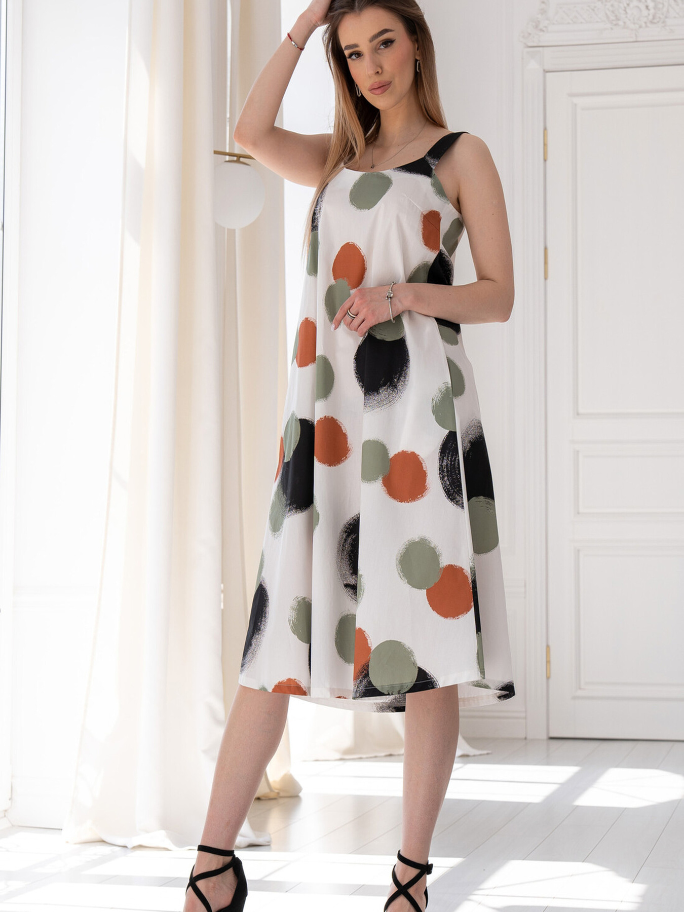 Сарафан RiMari модель 0424-blij-print Фото