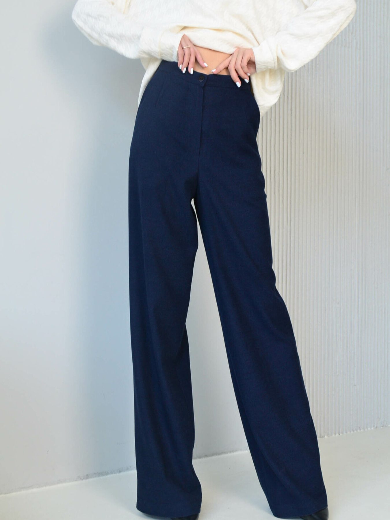 Повседневные штаны RiMari модель 03-temno-sinj Фото