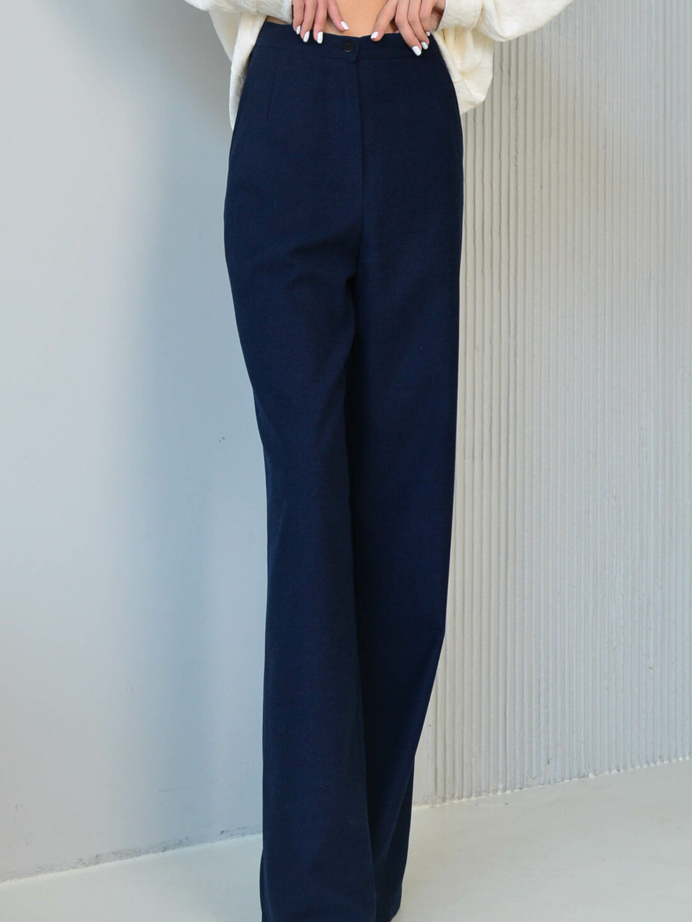 Повседневные штаны RiMari модель 03-temno-sinj Фото