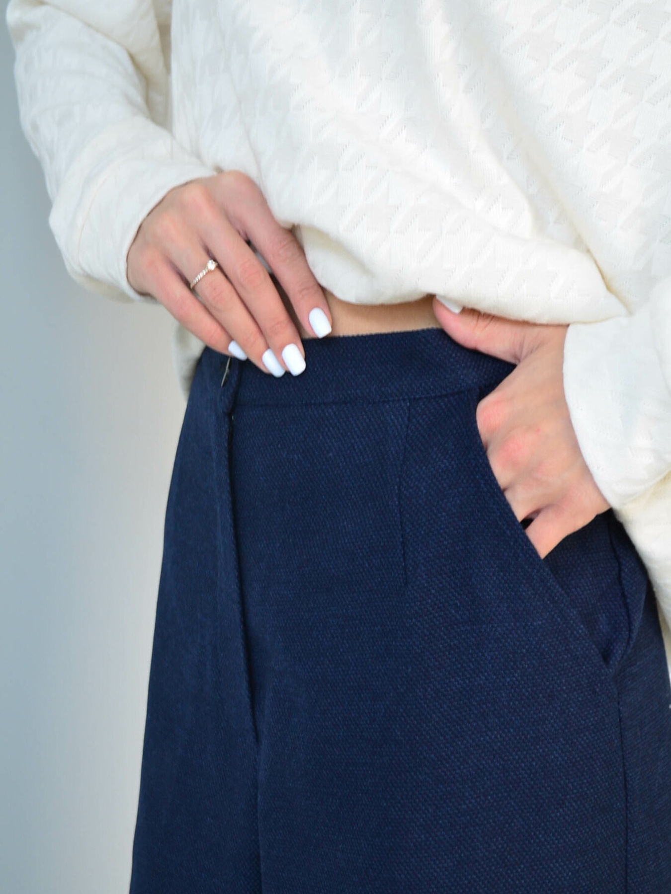 Повседневные штаны RiMari модель 03-temno-sinj Фото