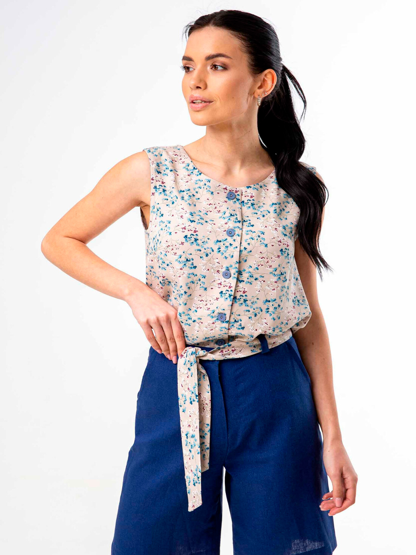 Шорты RiMari модель 0223-temno-sinj Фото