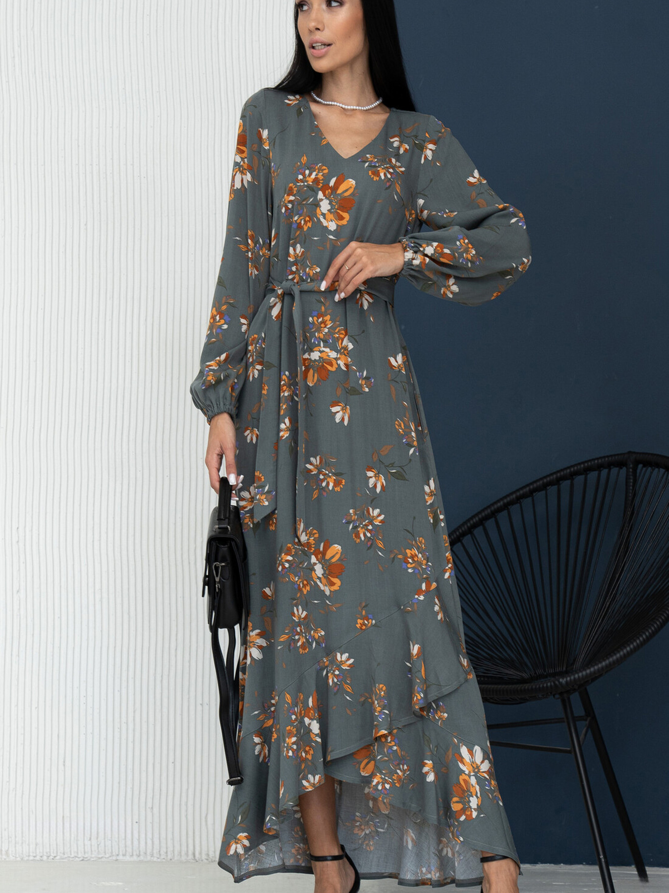 Платье макси RiMari модель 1123-hak-print Фото