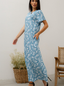 Платье макси RiMari модель 1721-dzhins-print Фото