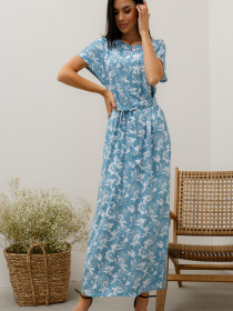 Платье макси RiMari модель 1721-dzhins-print Фото