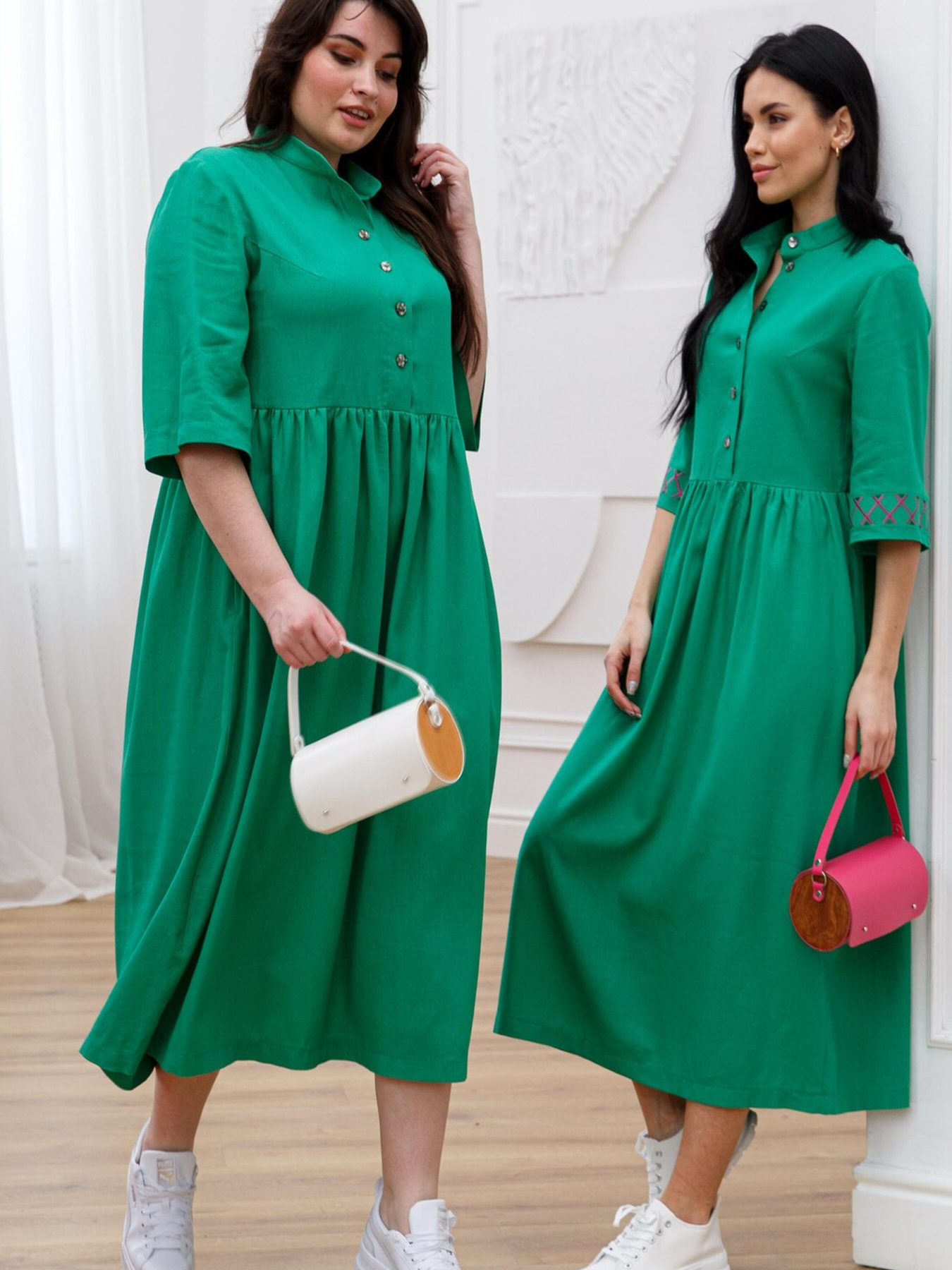 Платье миди RiMari модель 03-zelenij Фото