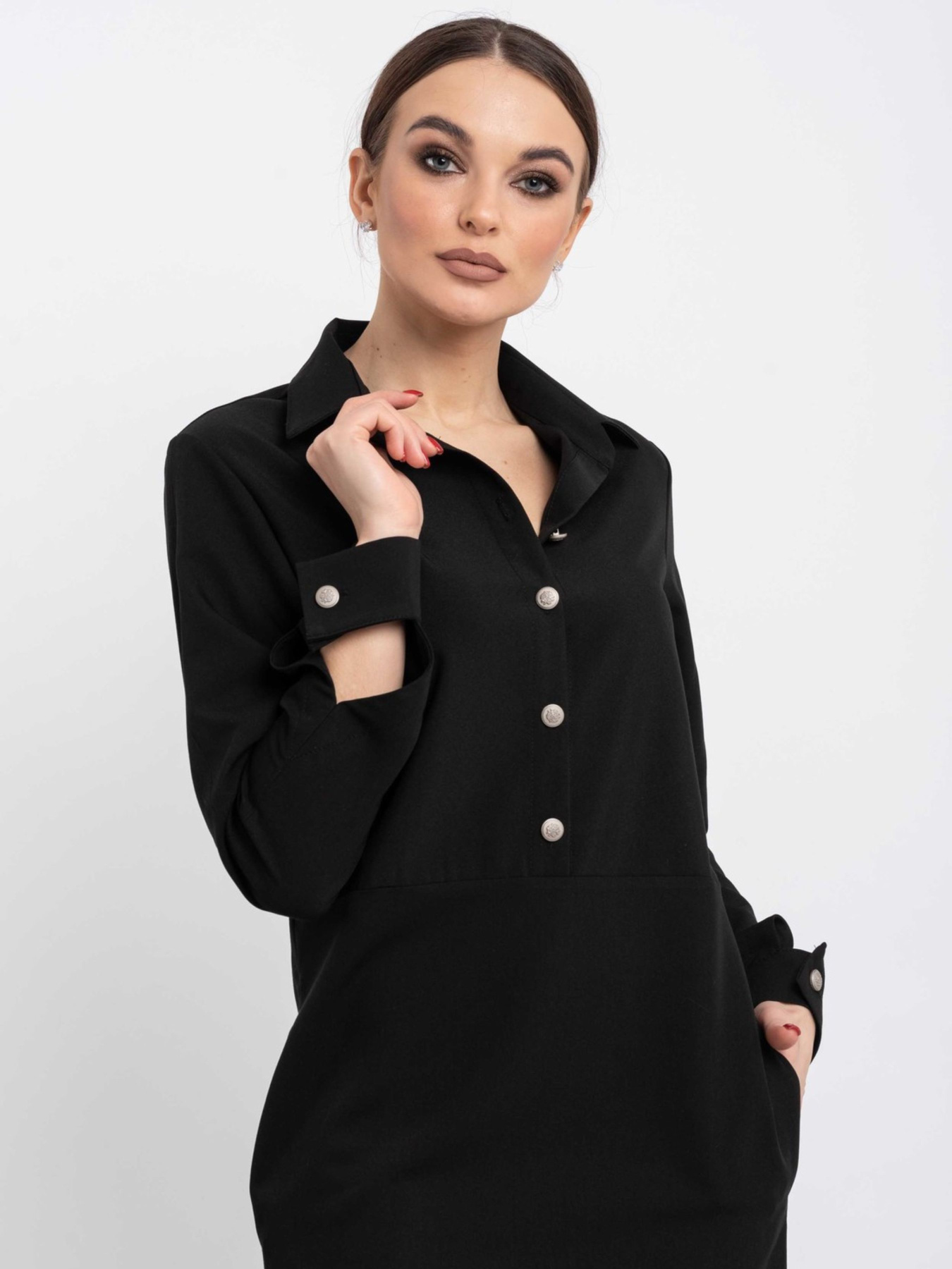 Платье миди RiMari модель 0520-chornij Фото