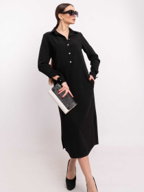 Платье миди RiMari модель 0520-chornij Платье миди RiMari модель 0520-chornij Фото