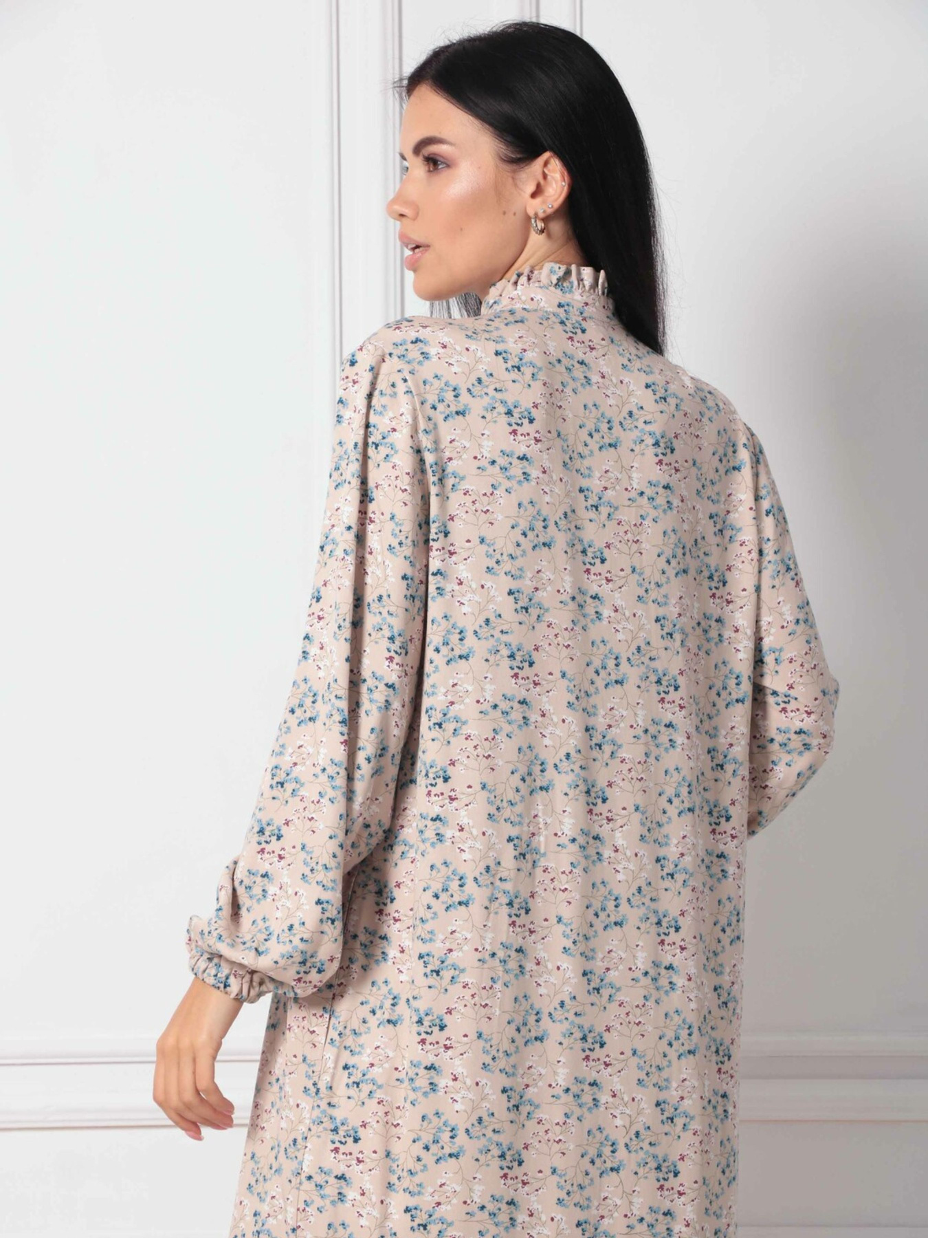 Сукня міді RiMari модель 1322-bezh-print Фото