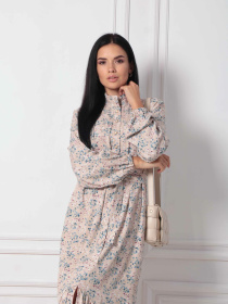 Сукня міді RiMari модель 1322-bezh-print Фото