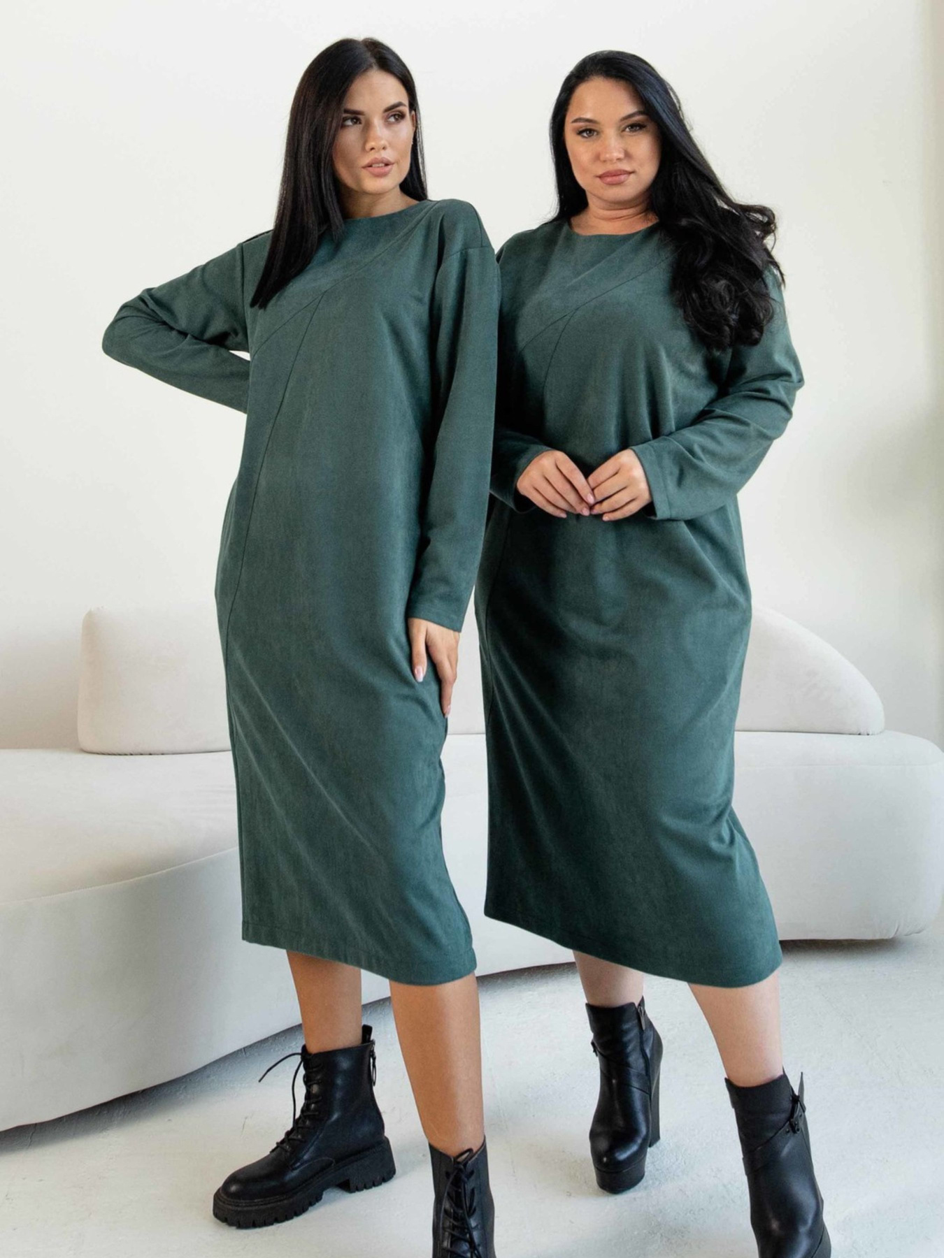 Платье миди RiMari модель 2621-smaragdovij Фото