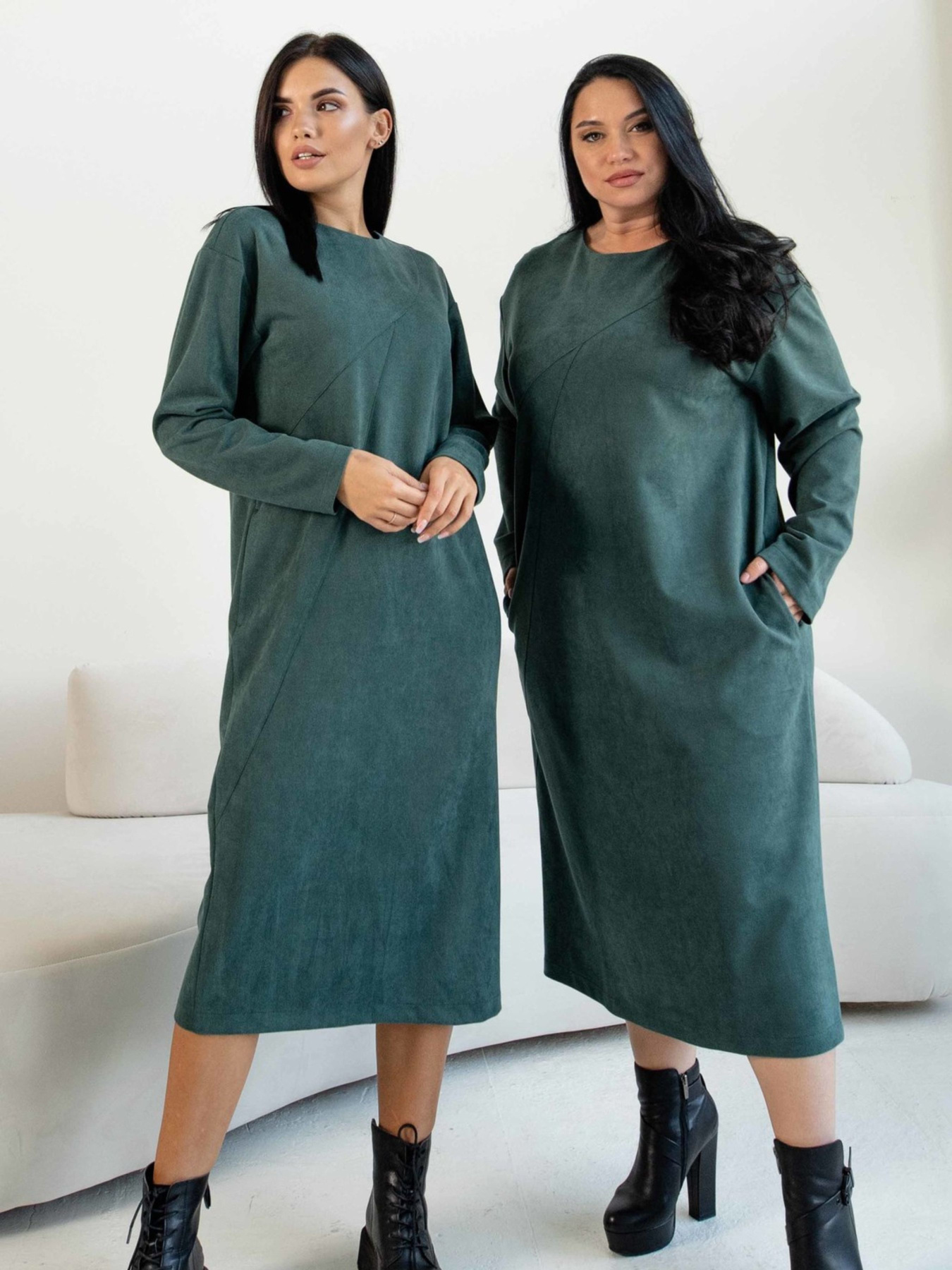 Платье миди RiMari модель 2621-smaragdovij Фото