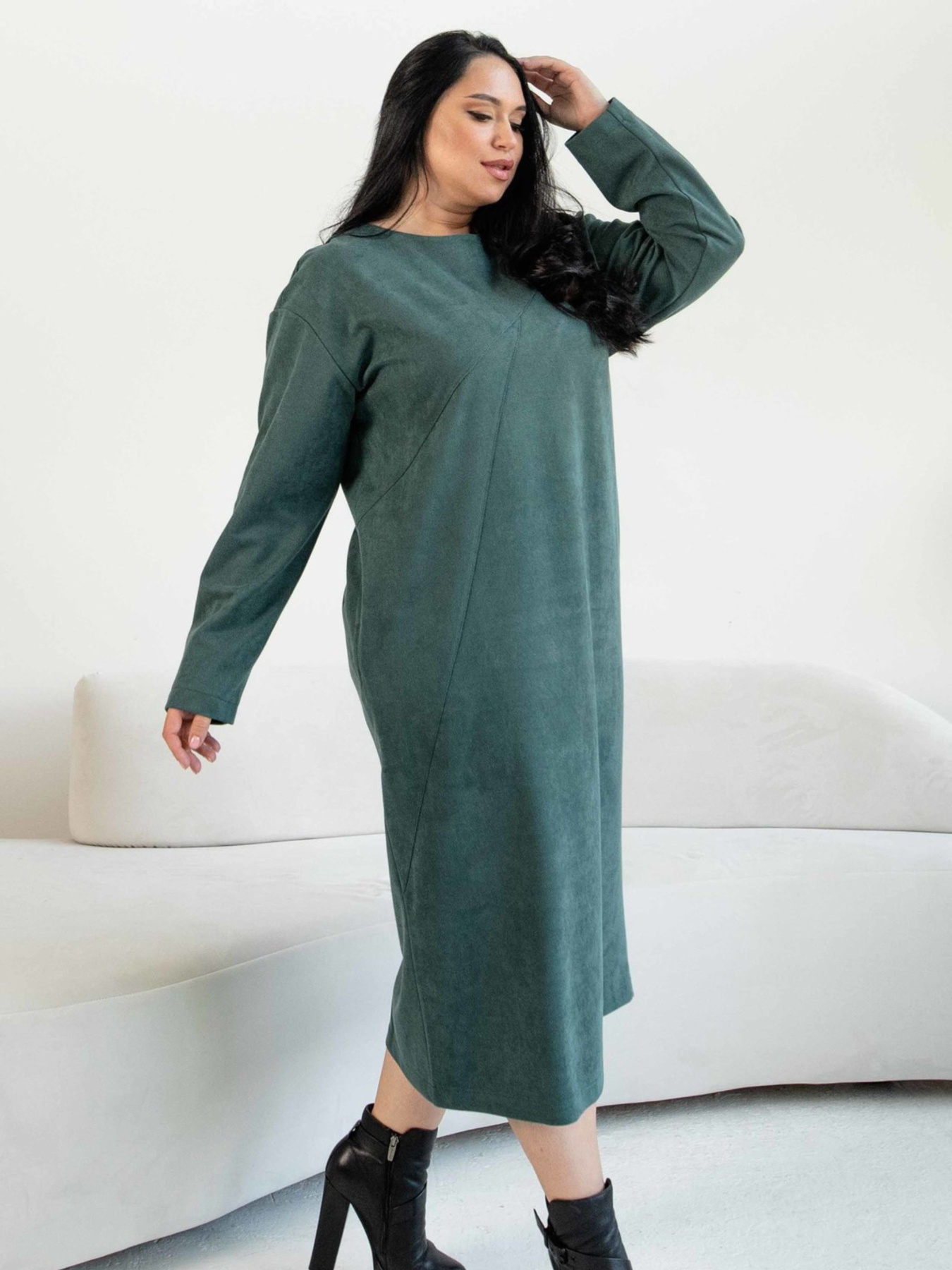 Платье миди RiMari модель 2621-smaragdovij Фото