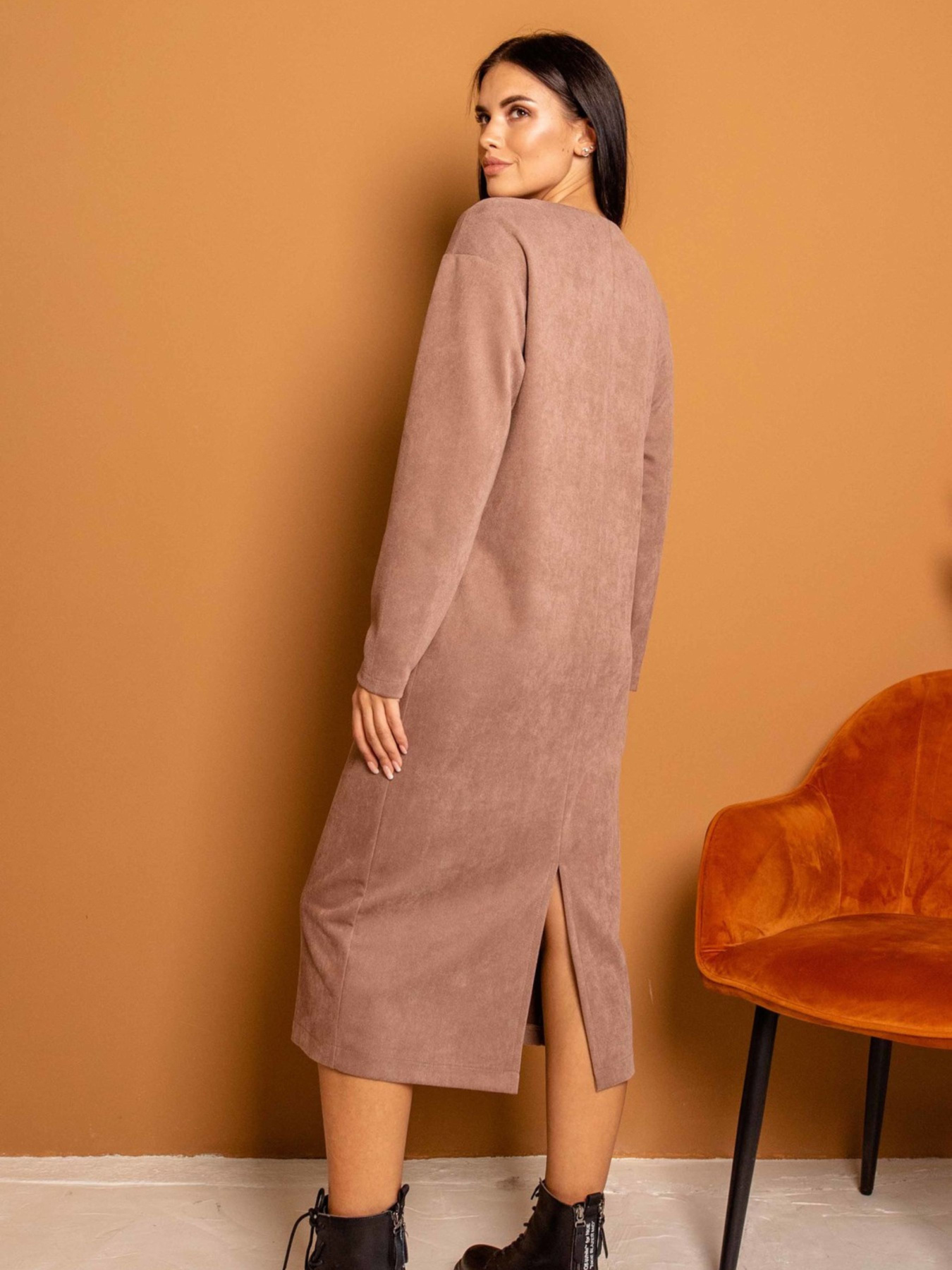 Платье миди RiMari модель 2621-kapuchino Фото