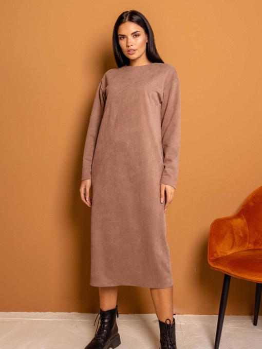 Платье миди RiMari модель 2621-kapuchino Фото