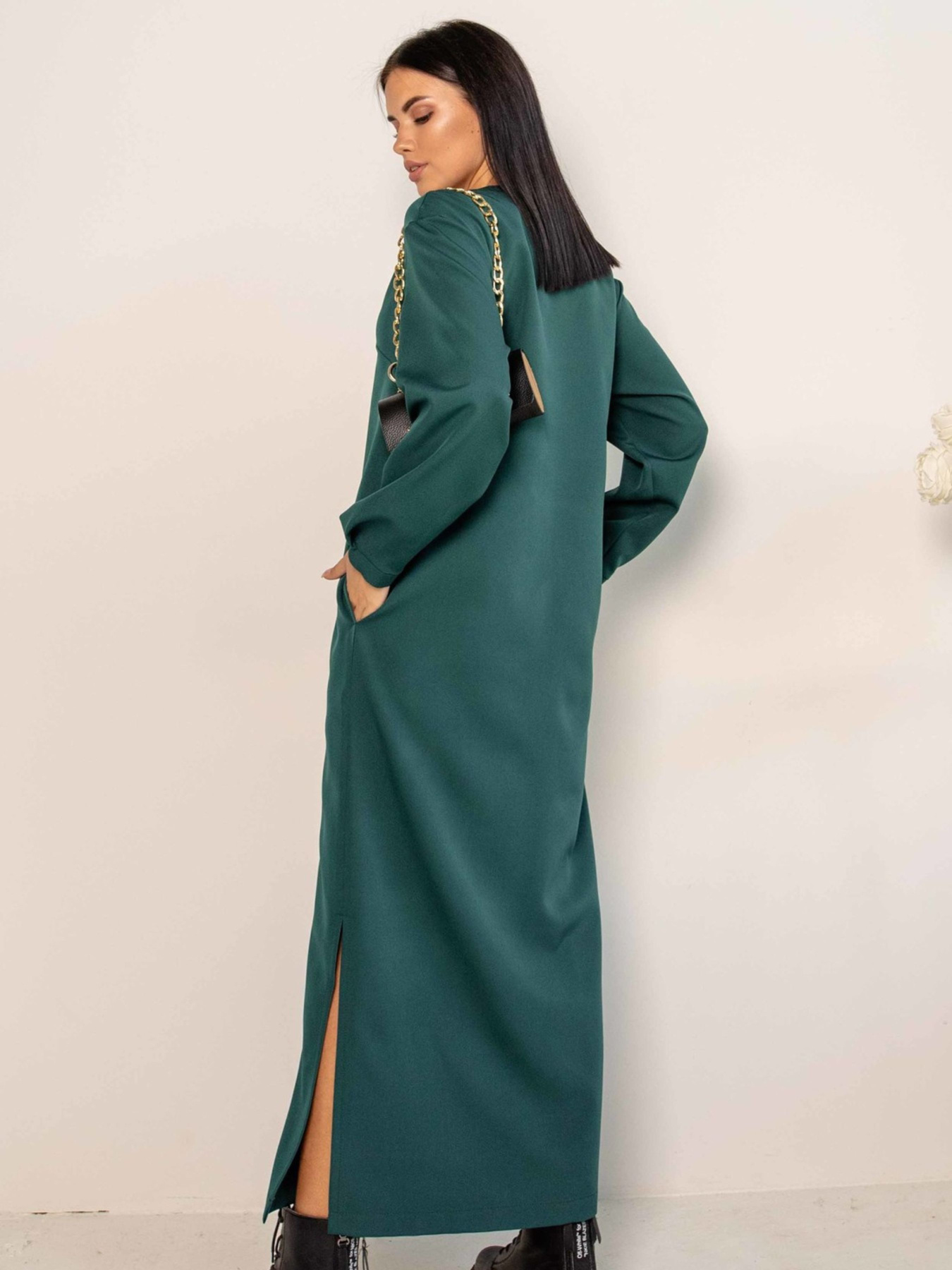 Платье макси RiMari модель 2521-smaragdovij Фото