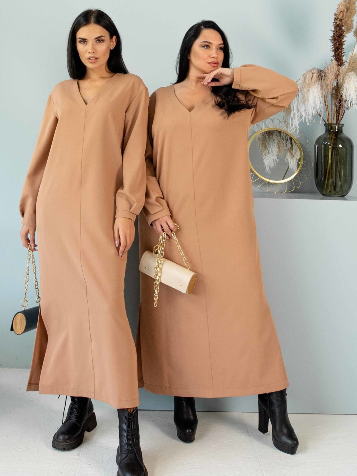 Платье макси RiMari модель 2521-bezh Фото