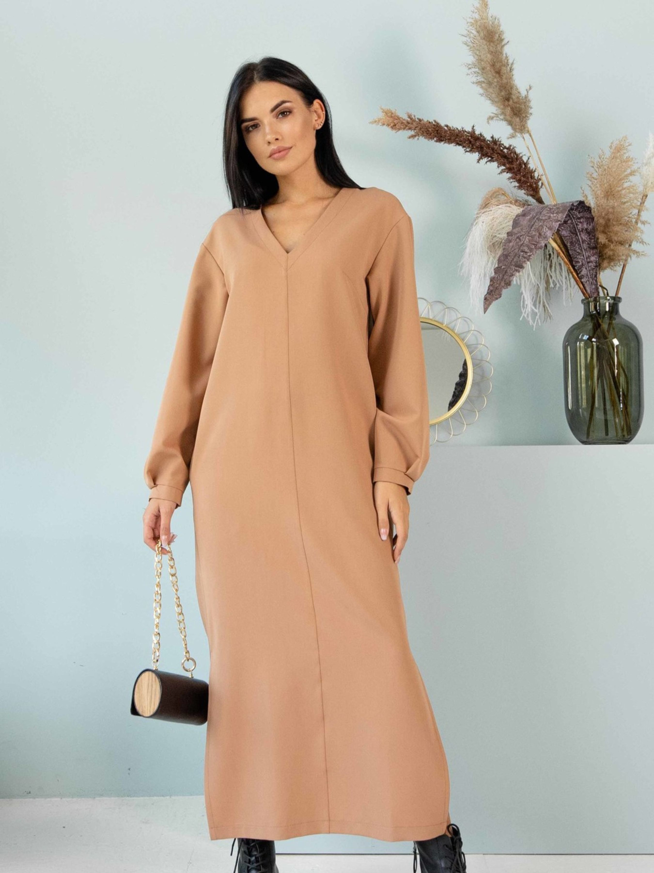 Платье макси RiMari модель 2521-bezh Фото