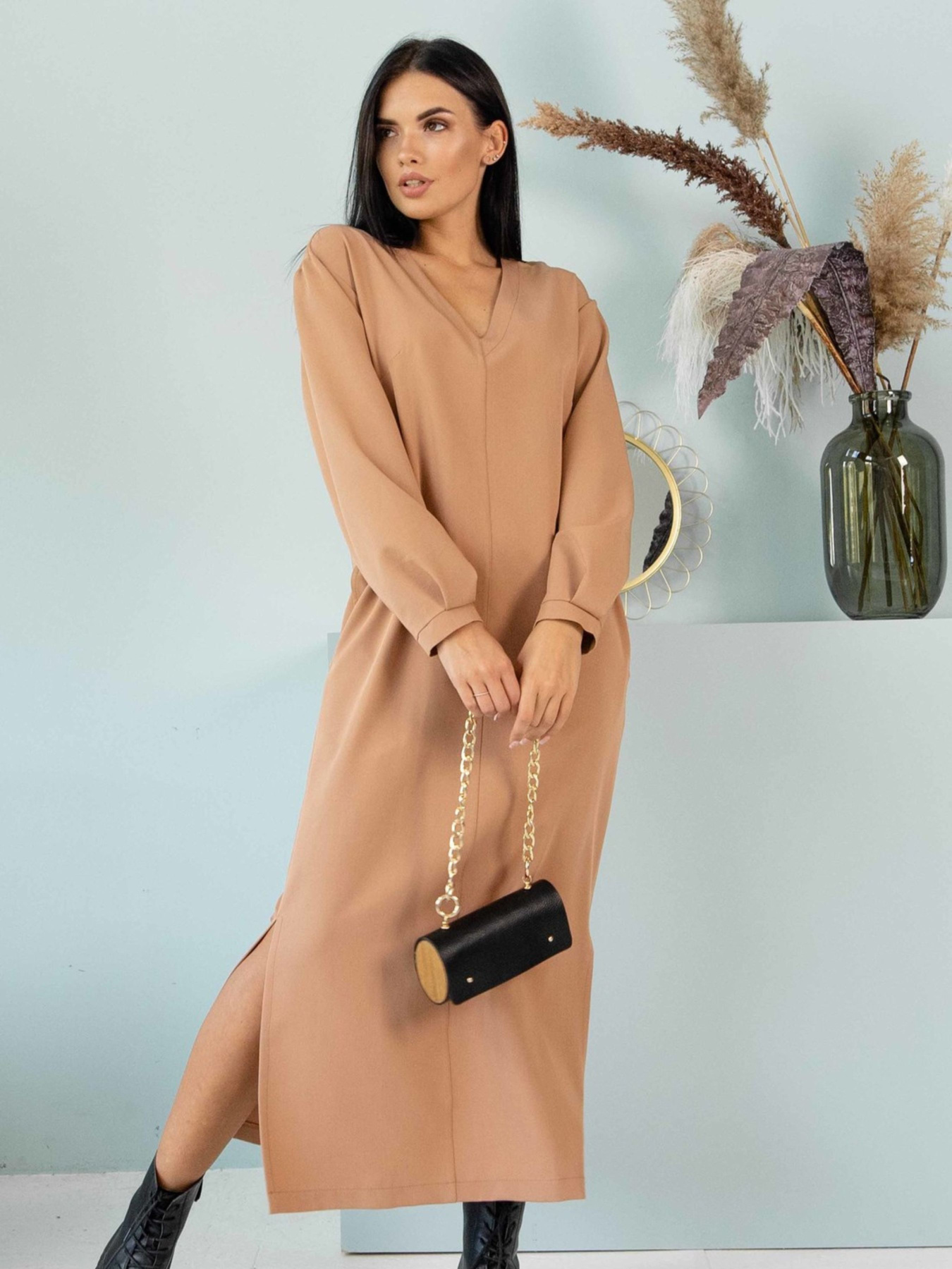 Платье макси RiMari модель 2521-bezh Фото