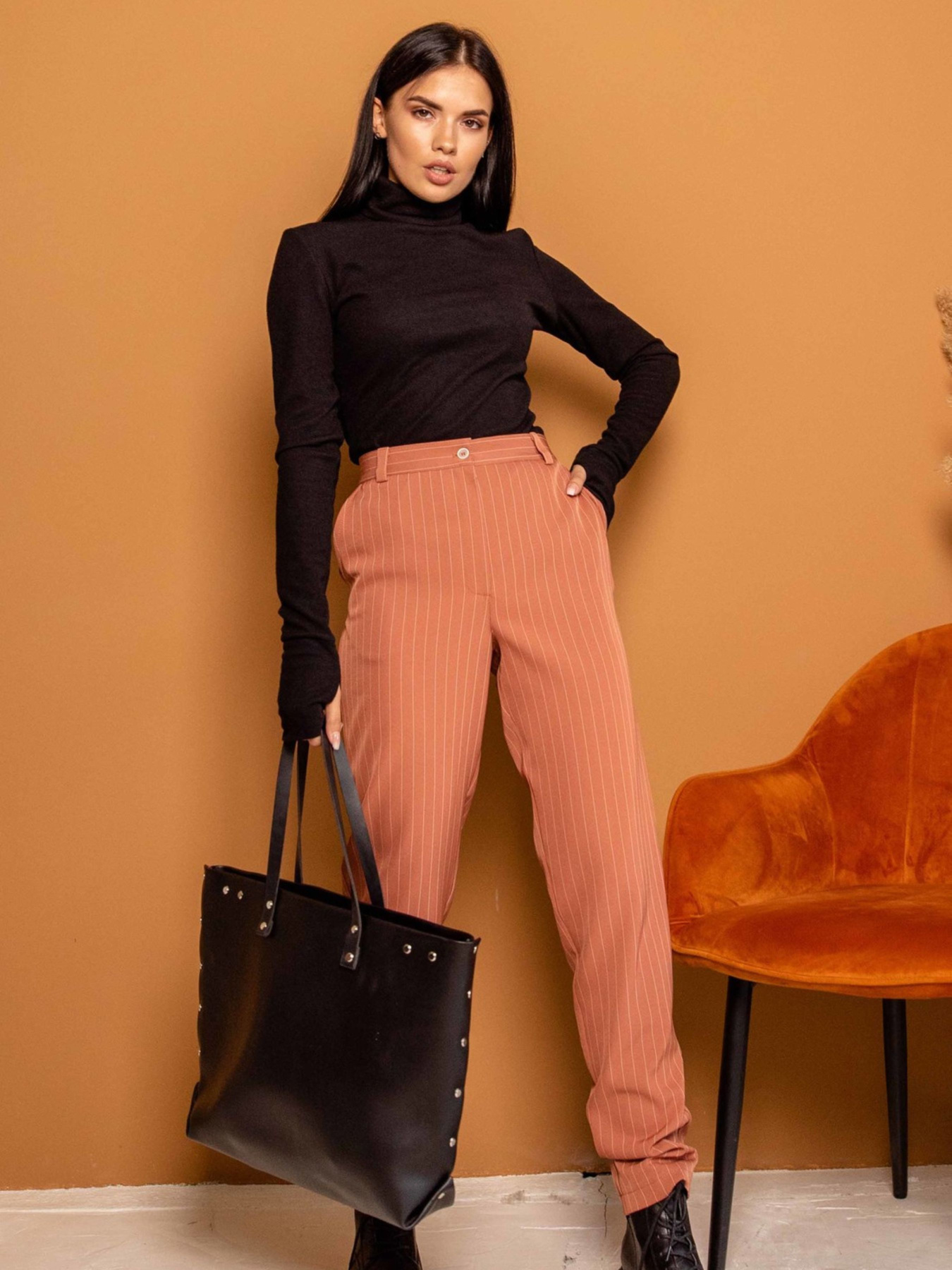 Брюки повседневные RiMari модель 0621-terakot Фото