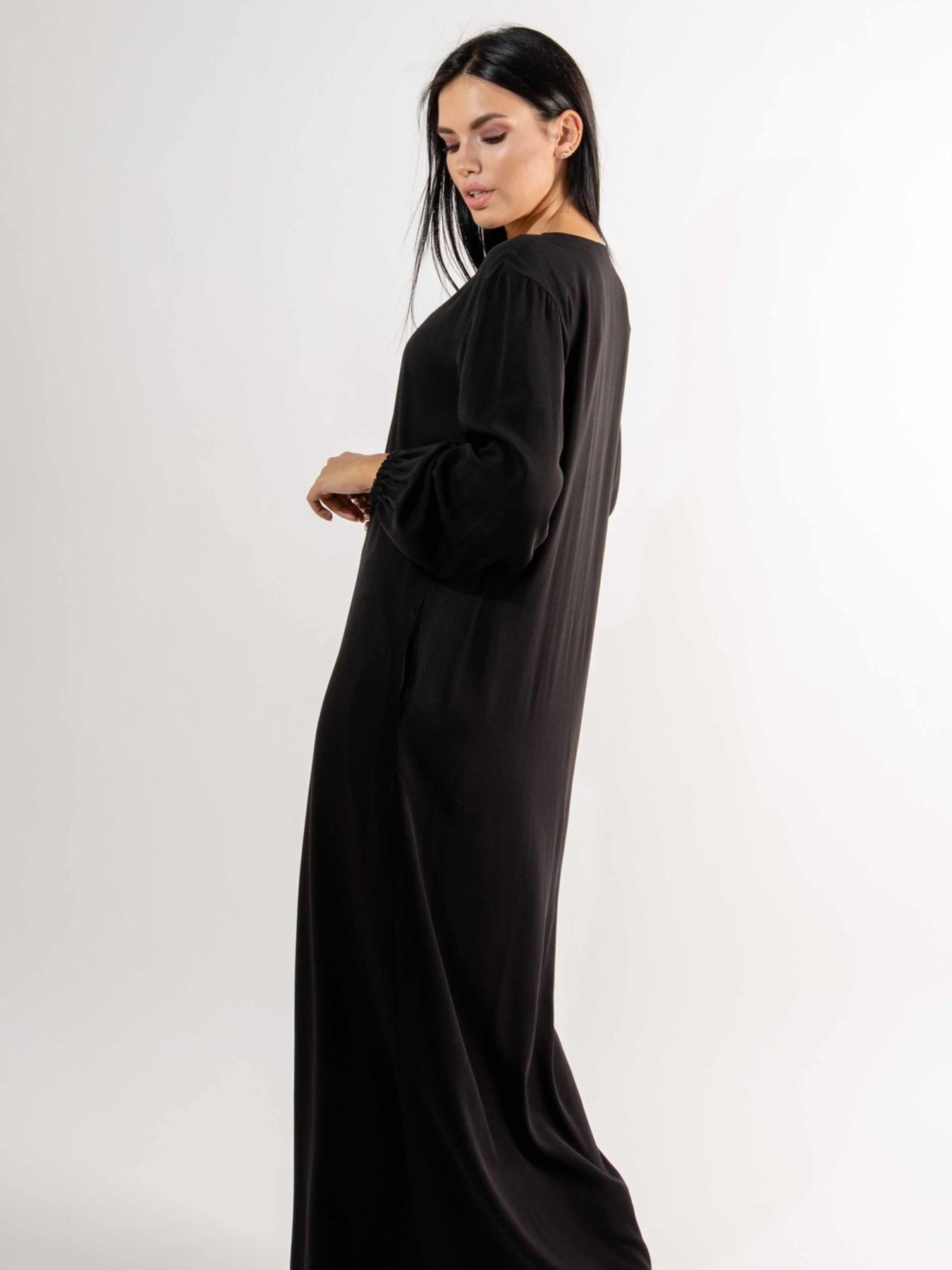 Сукня максі RiMari модель 0521-chornij Фото