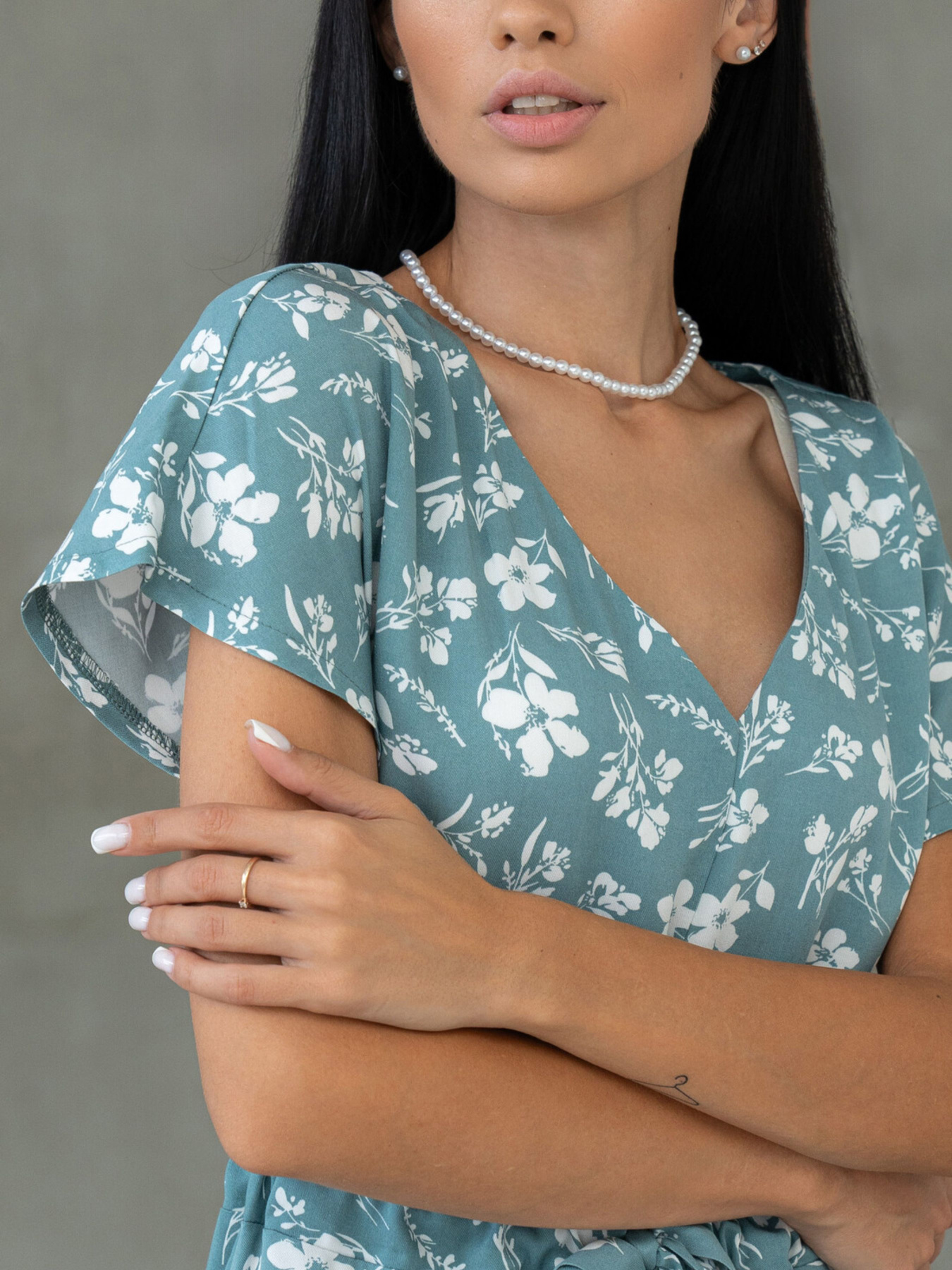 Сукня міді RiMari модель 1521-olivka-print Фото