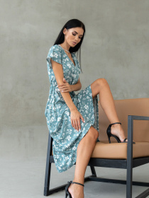 Сукня міді RiMari модель 1521-olivka-print Фото