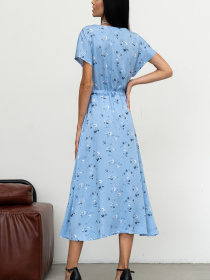 Платье миди RiMari модель 1521-blakitnij-print Фото
