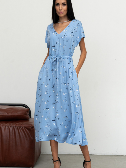 Сукня міді RiMari модель 1521-blakitnij-print Фото