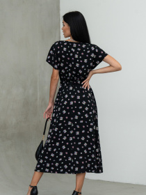 Платье миди RiMari модель 1521-chornij-kvti Фото