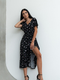 Платье миди RiMari модель 1521-chornij-kvti Фото