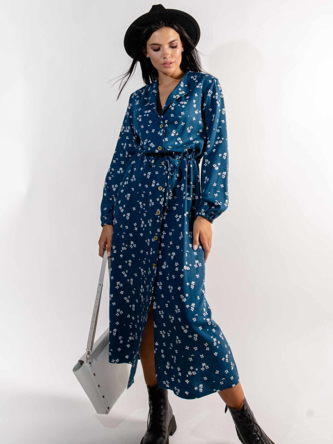 Платье макси RiMari модель 2321-sinj-print Фото