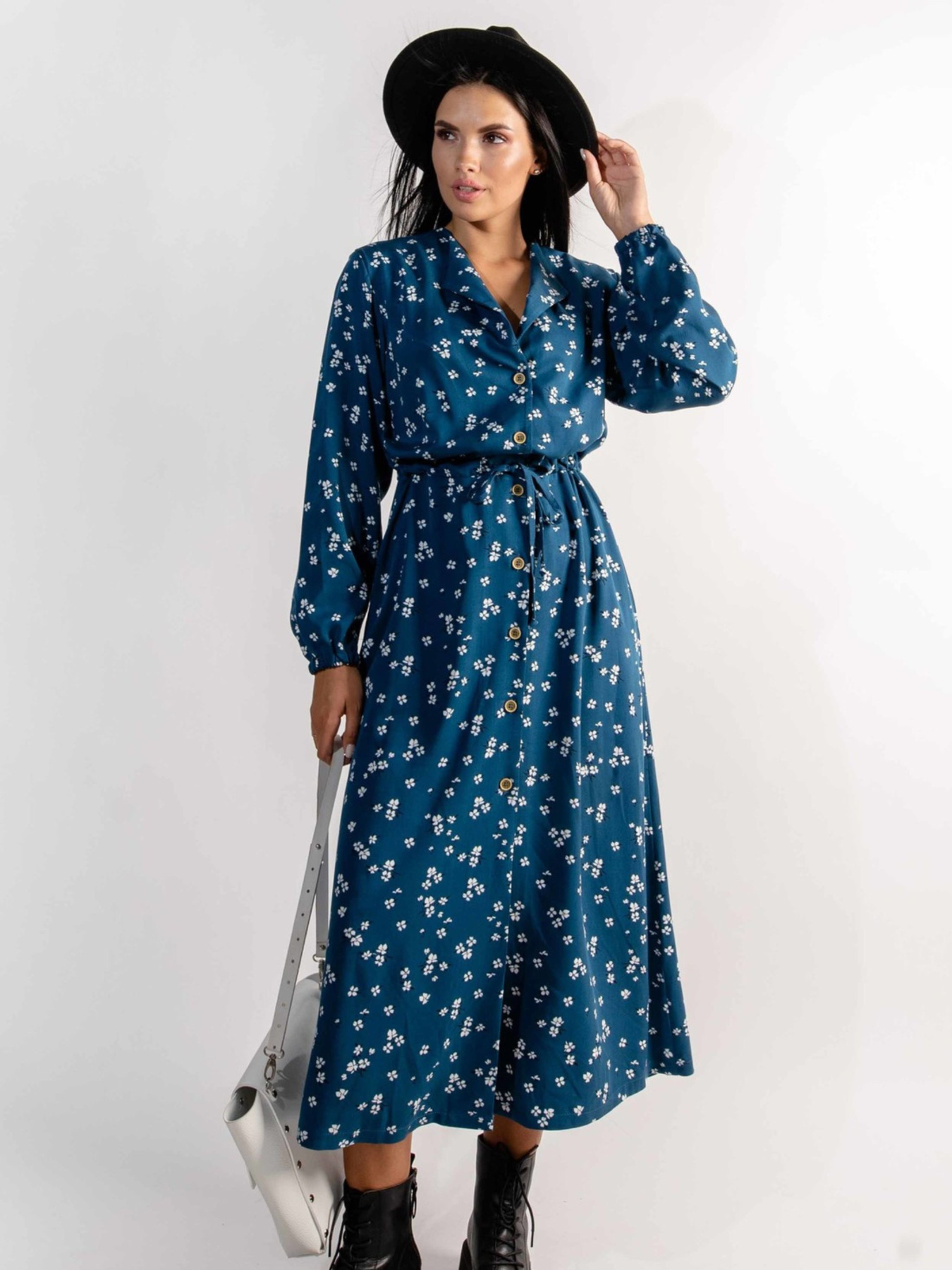 Платье макси RiMari модель 2321-sinj-print Фото