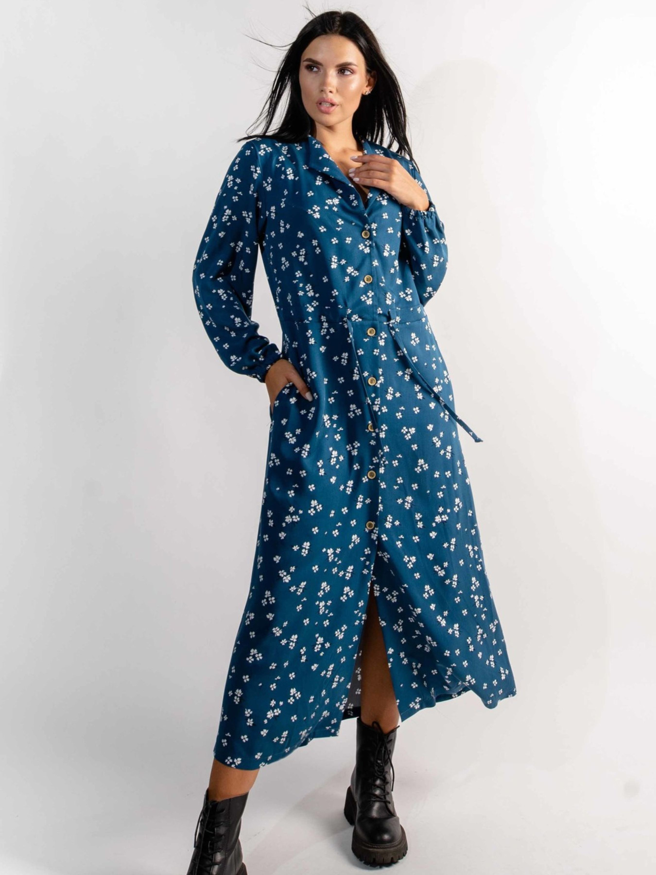 Сукня максі RiMari модель 2321-sinj-print Фото