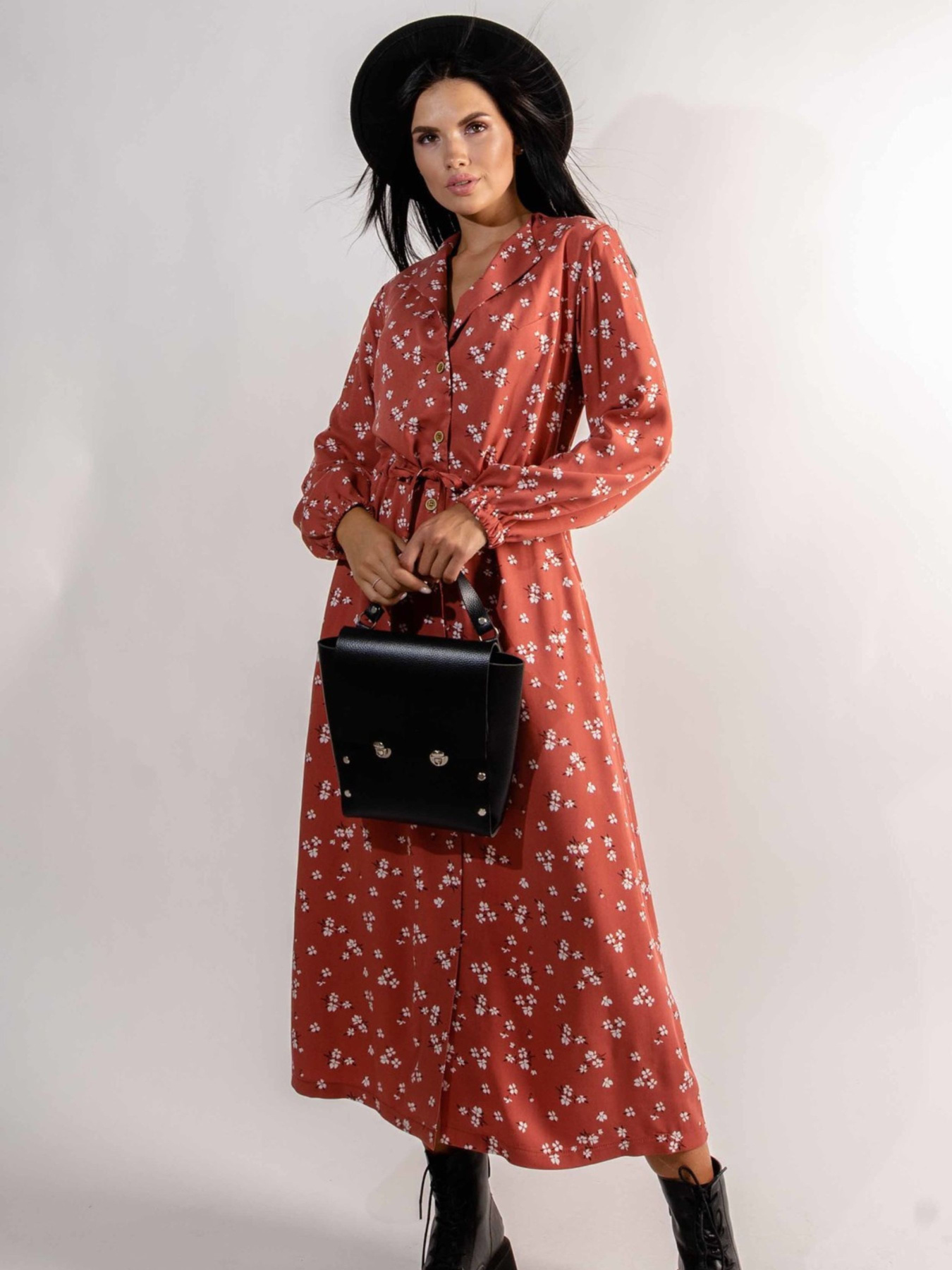 Сукня максі RiMari модель 2321-terakot-print Фото