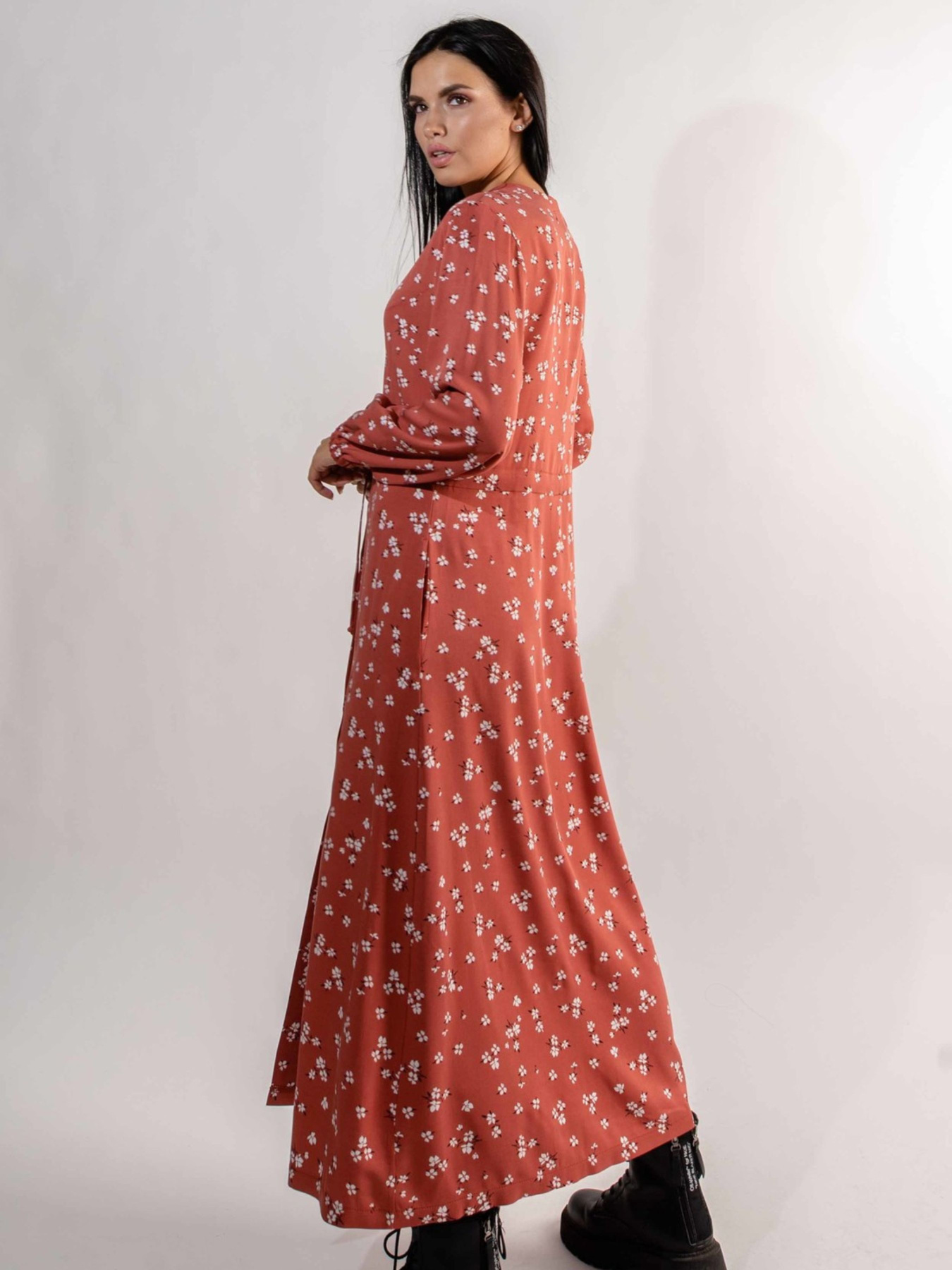 Сукня максі RiMari модель 2321-terakot-print Фото