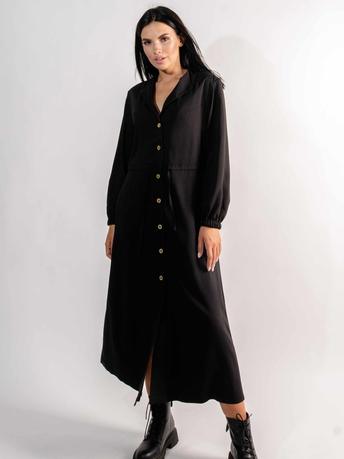 Платье макси RiMari модель 2321-chornij Фото