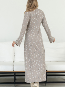 Платье макси RiMari модель 2121-sro-bezhevij Фото