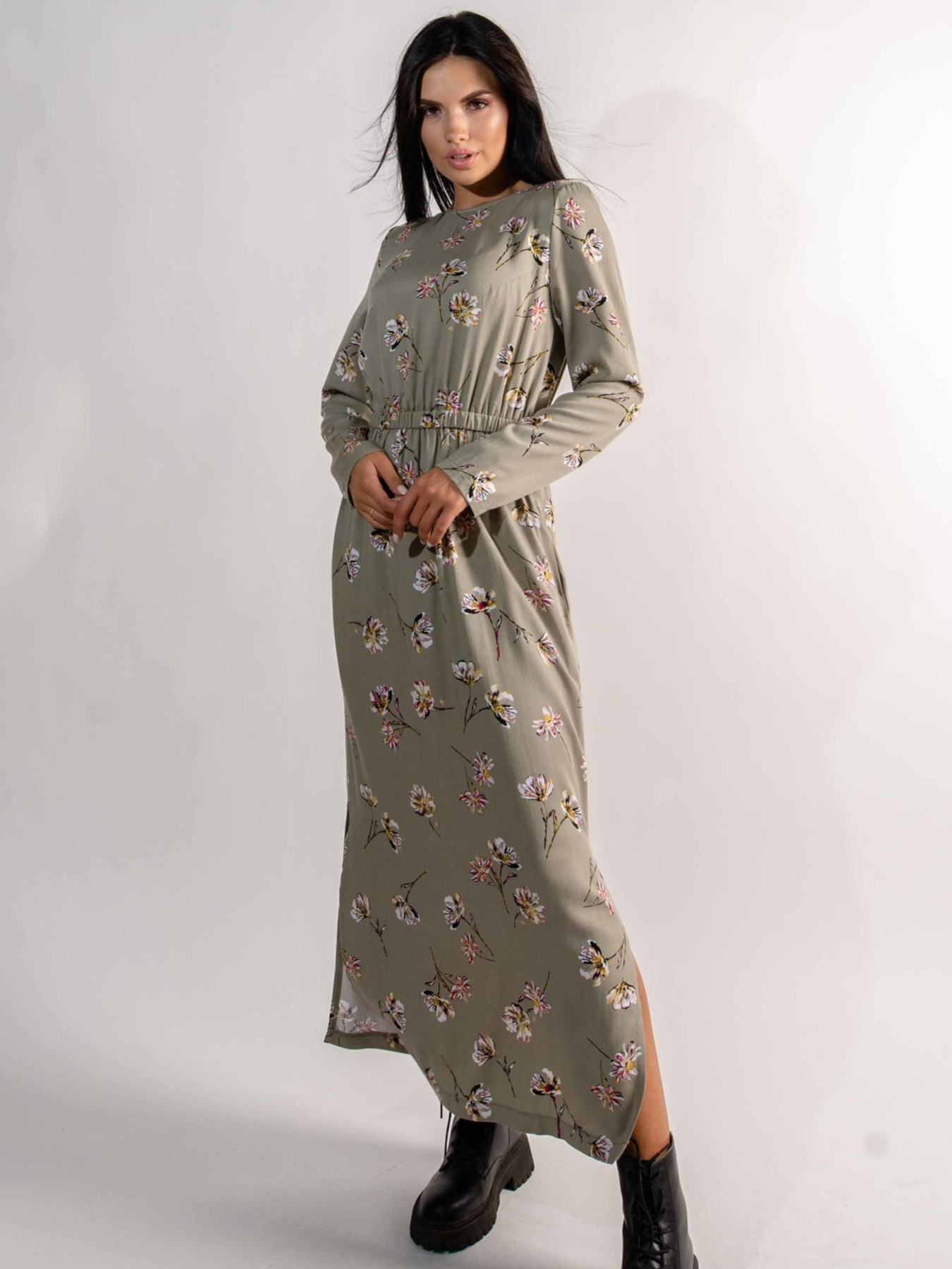 Платье макси RiMari модель 1821-hak-print Фото